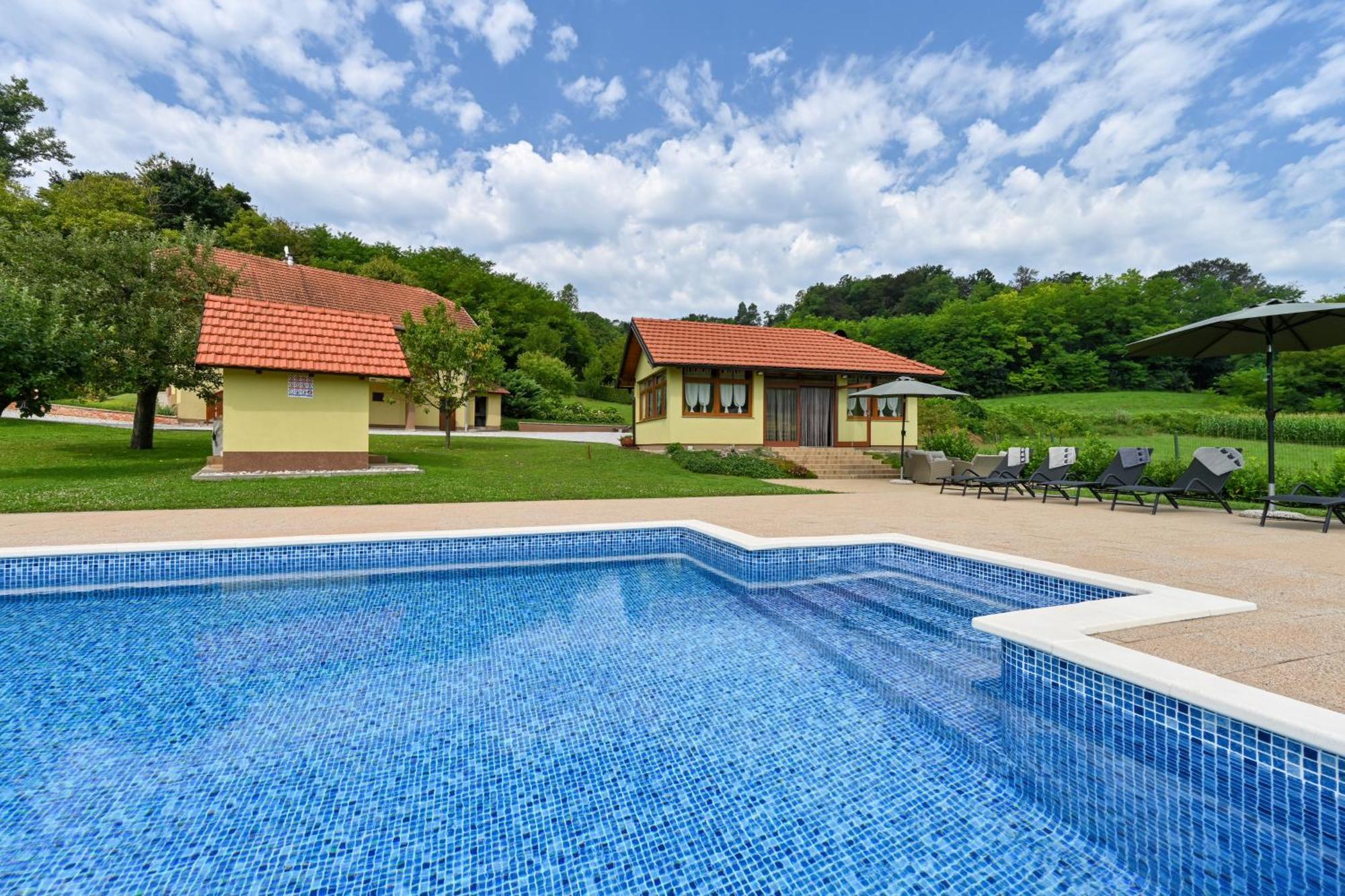Ruralna Kuca 'Villa Zagorka' Za Odmor Sa Bazenom I Bocalistem Donja Pacetina Kültér fotó