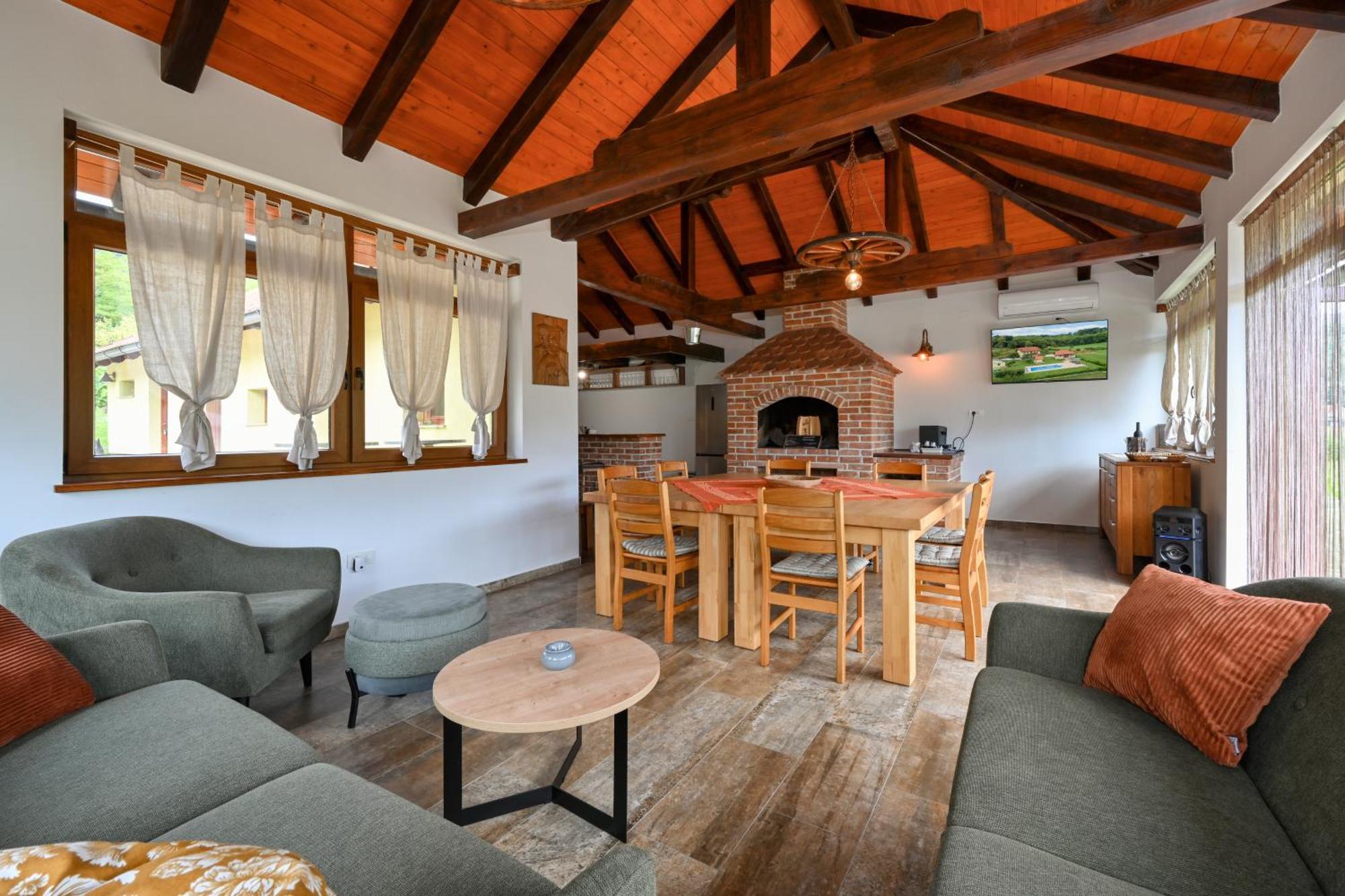 Ruralna Kuca 'Villa Zagorka' Za Odmor Sa Bazenom I Bocalistem Donja Pacetina Kültér fotó